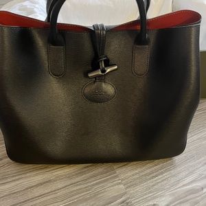 Longchamp Rouseau Leather Tote Bag